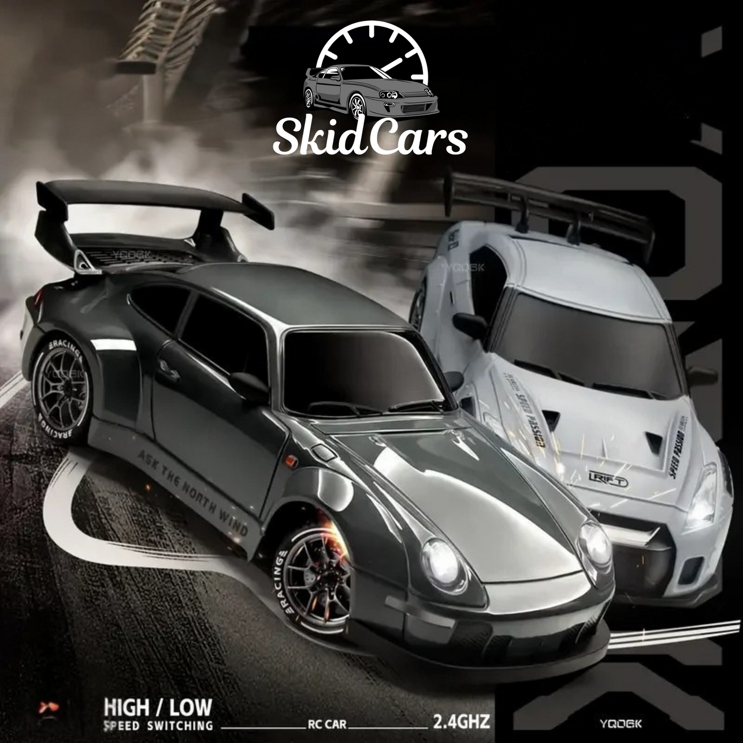 SkidCars | Clásico Gris Oscuro